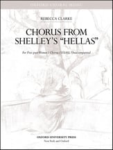 Chorus from Shelley's 'Hellas' SSSAA Choral Score cover